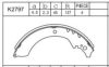 DAIHA 449587602000 Brake Shoe Set